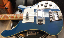 Load image into Gallery viewer, Rickenbacker 4001 Blue w Hard Case Oct 1977 S/H (c)