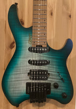 Load image into Gallery viewer, Cort Space G6TR w Gig Bag Semi Gloss Lagoon Headless