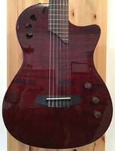 Load image into Gallery viewer, CORDOBA STAGE GUITAR GARNET ACOUSTIC GUITAR NYLON STRUNG HYBRID