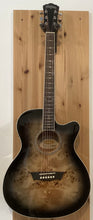 Load image into Gallery viewer, Washburn Deep Forest Burl Ace Electro Acoustic Black