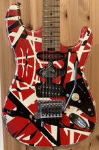 Load image into Gallery viewer, EVH Striped Series Frankie Frankenstrat S/H (c)