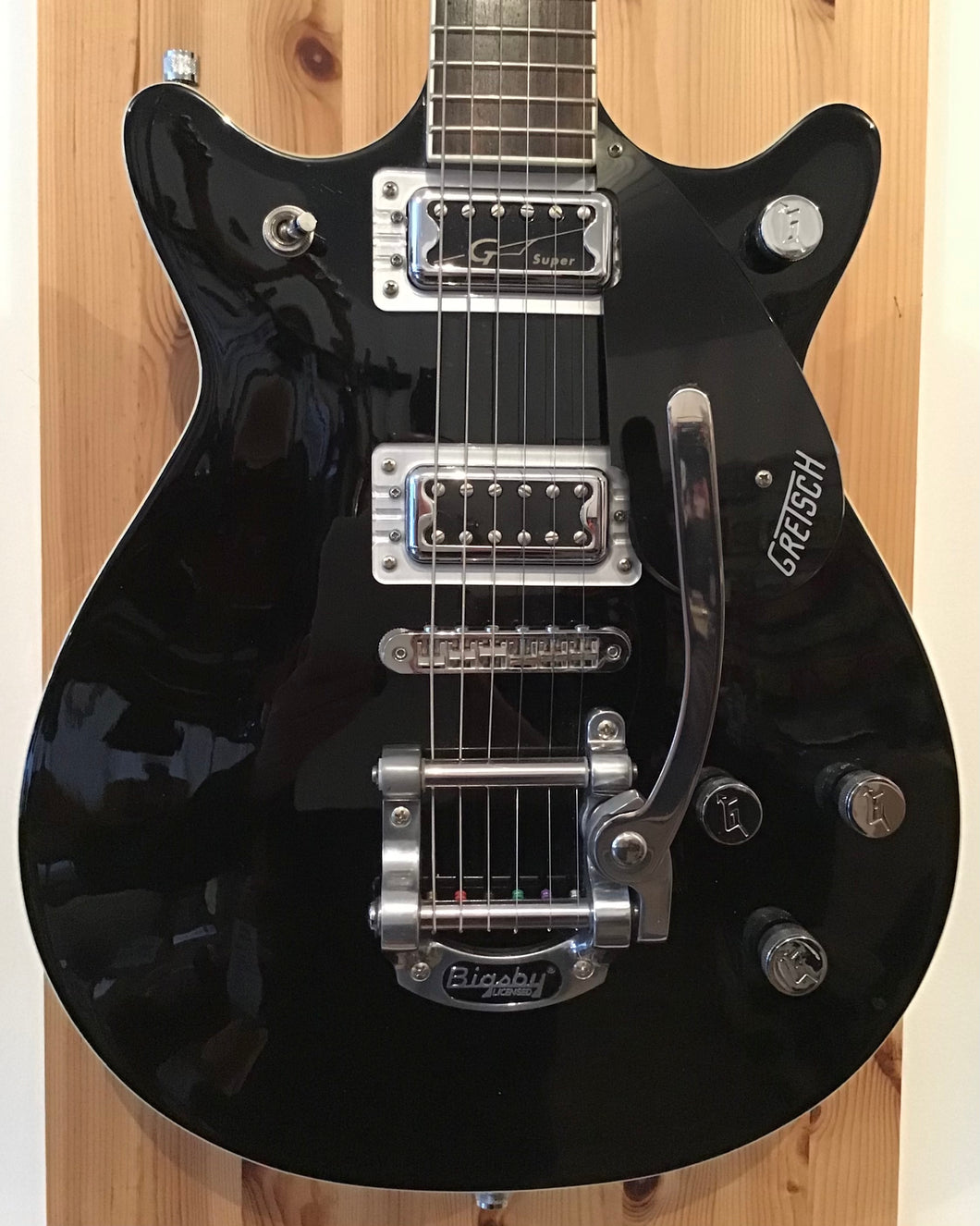 GRETSCH ELECTROMATIC G5232T DOUBLE JET BLACK - PRE OWNED (c)