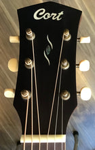 Load image into Gallery viewer, Cort Core Series PE Solid Mahogany Top Parlour Blackburst w Case
