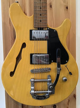 Load image into Gallery viewer, Sterling by Music Man Valentine Butterscotch ELECTRIC GUITAR BIGSBY FENDER TELECASTER JAMES GIBSON 335 MAROON 5 ERNIE BALL