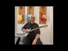 Load and play video in Gallery viewer, ERNIE BALL MUSIC MAN SILHOUETTE BLACK 1987 - PRE OWNED