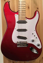 Load image into Gallery viewer, pensa custom guitars mk-80 80 electric guitar rudy mk-2 mk 2 mk-1 mk 1 mark knopfler dire straits boutique suhr uk dealer shop amber emg pickups handmade USA red brown fender strat stratocaster customshop schecter candy apple red