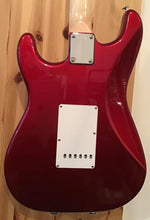 Load image into Gallery viewer, pensa custom guitars mk-80 80 electric guitar rudy mk-2 mk 2 mk-1 mk 1 mark knopfler dire straits boutique suhr uk dealer shop amber emg pickups handmade USA red brown fender strat stratocaster customshop schecter candy apple red
