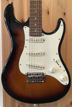 Load image into Gallery viewer, SCEPTRE BY GARY E. LEVINSON SV1 VERTANA FENDER STRAT STRATOCASTER ELECTRIC GUITAR SONIC BLUE BLACK SUNBURST