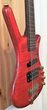 Load image into Gallery viewer, WARWICK CORVETTE FNA JAZZMAN 5 SATIN RED BASS GUITAR FIVE STRING MADE IN GERMANY