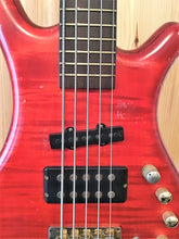 Load image into Gallery viewer, WARWICK CORVETTE FNA JAZZMAN 5 SATIN RED BASS GUITAR FIVE STRING MADE IN GERMANY