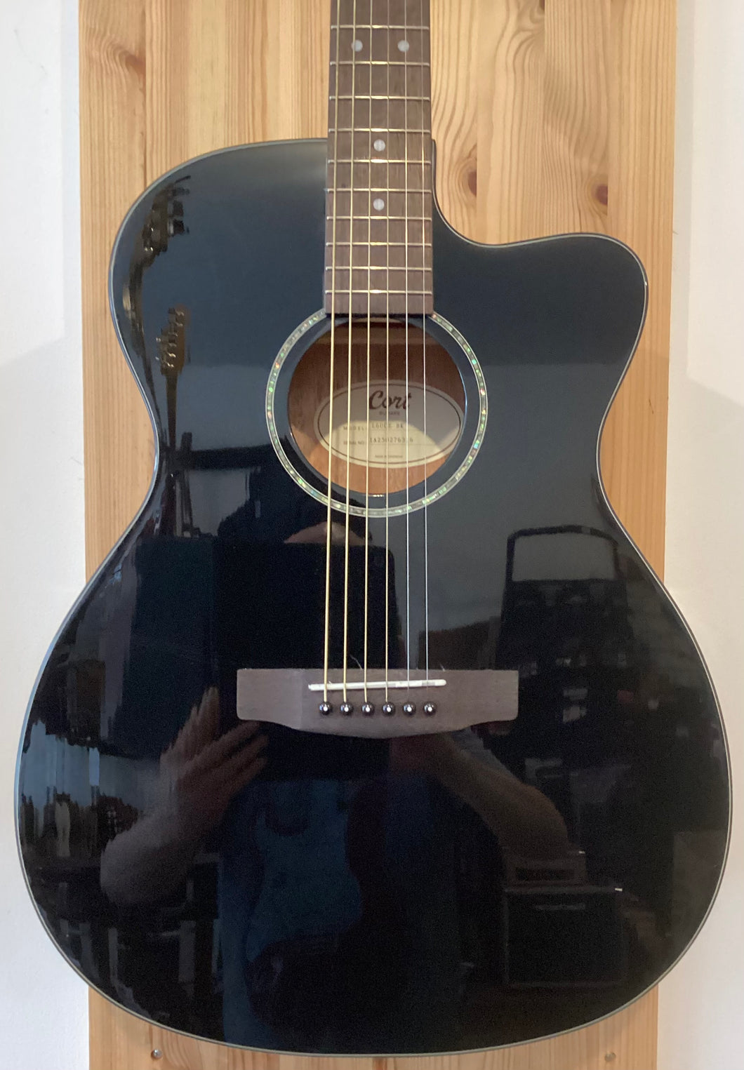 Cort Luce L60CE Black Solid Top Electro Acoustic