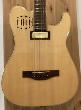 Load image into Gallery viewer, Godin Acousticaster Deluxe Natural w Gig Bag S/H (c)
