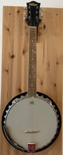 Load image into Gallery viewer, Vintage VGB26 6 String Banjo w Kinsman Gig Bag &amp; Strap S/H (c)
