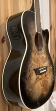 Load image into Gallery viewer, Washburn Deep Forest Burl Ace Electro Acoustic Black

