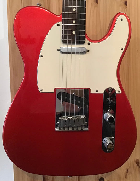 FENDER USA AMERICAN STANDARD TELECASTER 2002 CANDY APPLE RED electric guitar car 