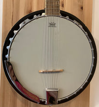 Load image into Gallery viewer, Vintage VGB26 6 String Banjo w Kinsman Gig Bag &amp; Strap S/H (c)
