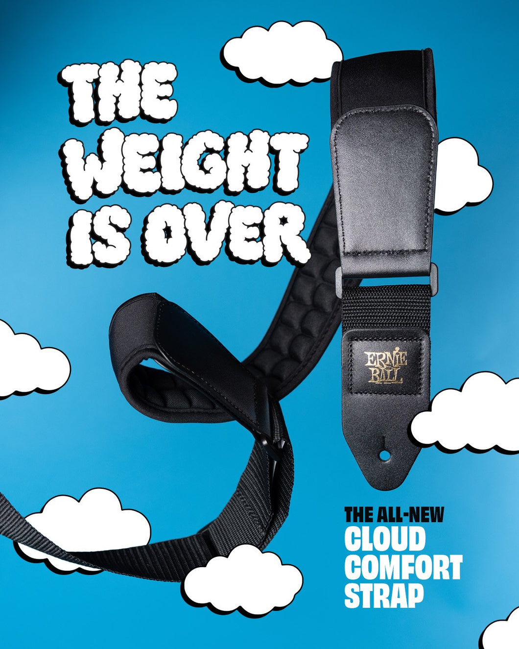 Ernie Ball Cloud Comfort Strap Regular 2”