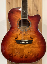 Load image into Gallery viewer, Washburn Deep Forest DFBACE Burl Ace Electro Acoustic Amber
