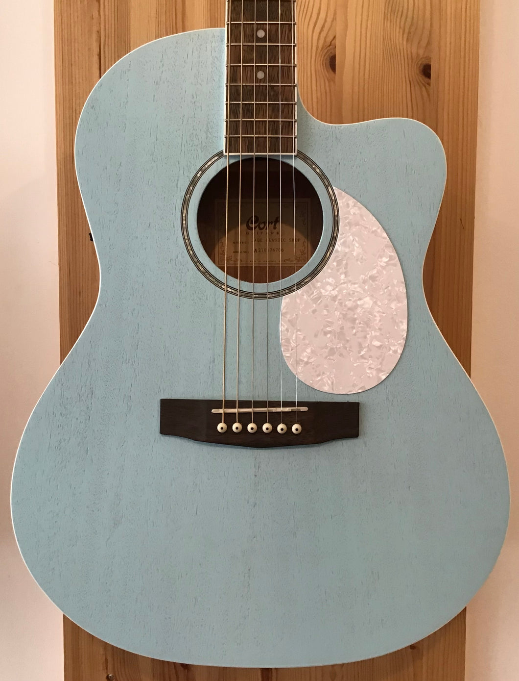 Cort Jade Classic Sky Blue Open Pore Electro Acoustic