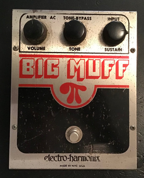 Electro Harmonix Big Muff fuzz pedal 1979 vintage guitar
