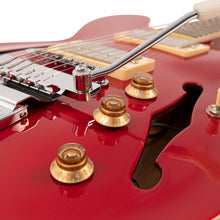 Load image into Gallery viewer, Fret-King Elise Custom with vintage style Vibrato ~ Cherry Red
