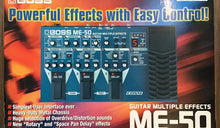 Load image into Gallery viewer, BOSS ME-50 MULTI FX GUITAR EFFECTS
