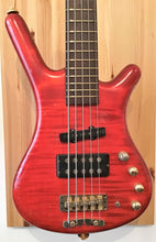 Load image into Gallery viewer, WARWICK CORVETTE FNA JAZZMAN 5 SATIN RED BASS GUITAR FIVE STRING MADE IN GERMANY
