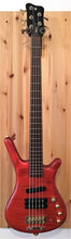 Load image into Gallery viewer, WARWICK CORVETTE FNA JAZZMAN 5 SATIN RED BASS GUITAR FIVE STRING MADE IN GERMANY
